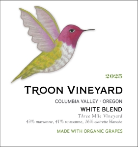 Three Mile Vineyard White Blend